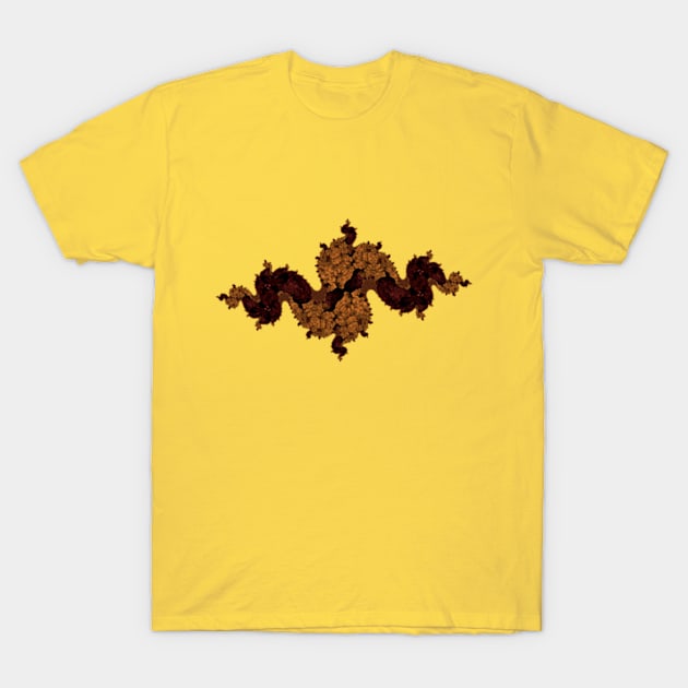 Fractal Dragon T-Shirt by dammitfranky